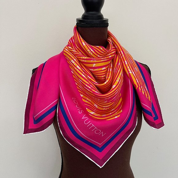 New Louis Vuitton Scarf Monogram Alma Bag Silk Wrap - Picture 10 of 14